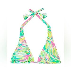 Lilly Pulitzer Guava Bikini Top in Shady Lady